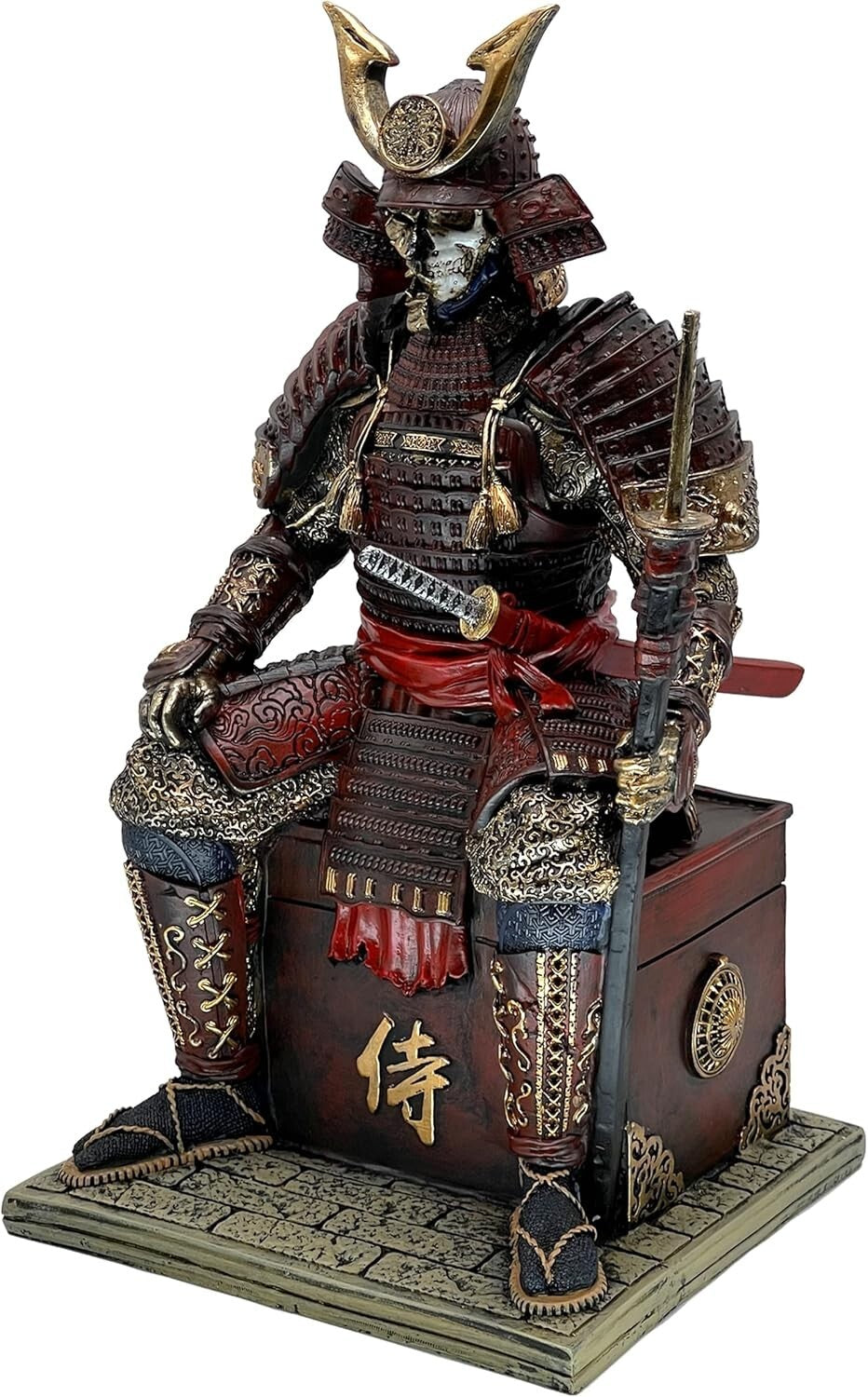 Eco-Friendly Resin Samurai Undead Warrior Figurine - Perfect Gift for Collectors