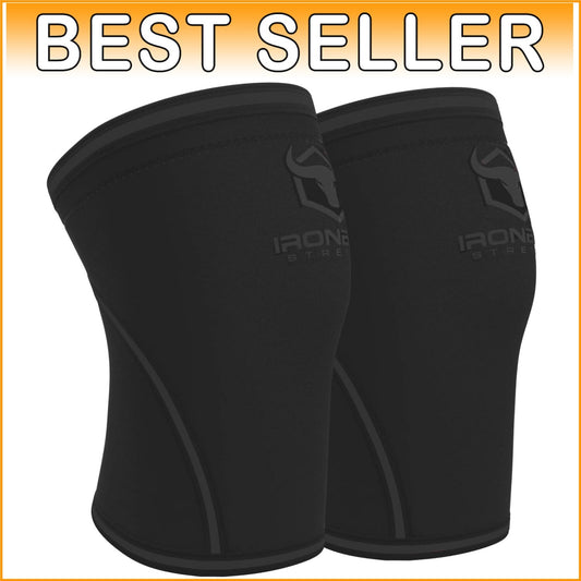 Durable 7mm Neoprene Knee Support Sleeves - Maximize Performance in Every Lift