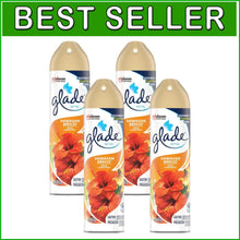 Load image into Gallery viewer, Tropical Air Freshener - Hawaiian Breeze Room Spray in 8 Oz Aerosol Pack of 4