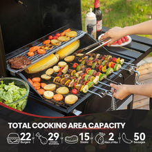 Load image into Gallery viewer, Charcoal Grill with Adjustable Height &amp; Collapsible Tables - Perfect for Picnics