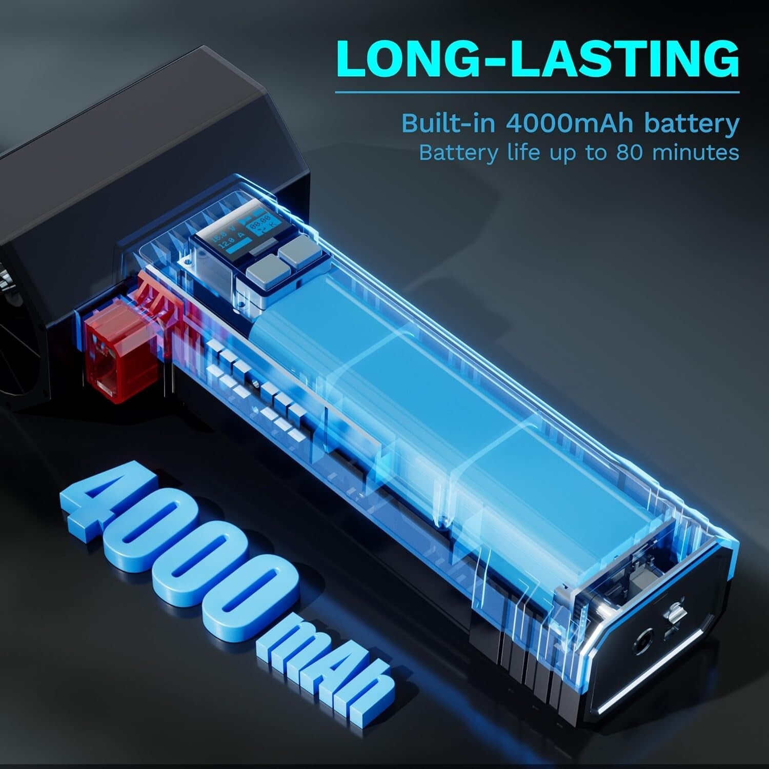 Portable Cordless Turbo Fan Leaf Blower - Ideal for Car Drying & Patio Cleaning