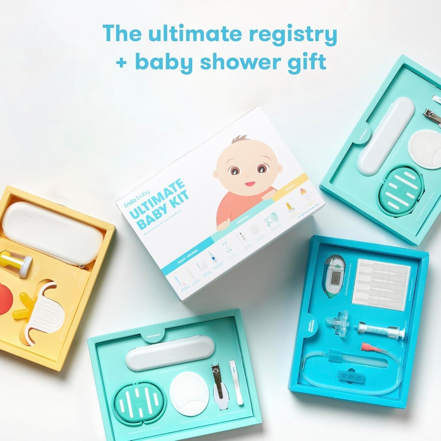 Ultimate Baby Kit with Teething Toys, Grooming Set & Instant Relief Solutions