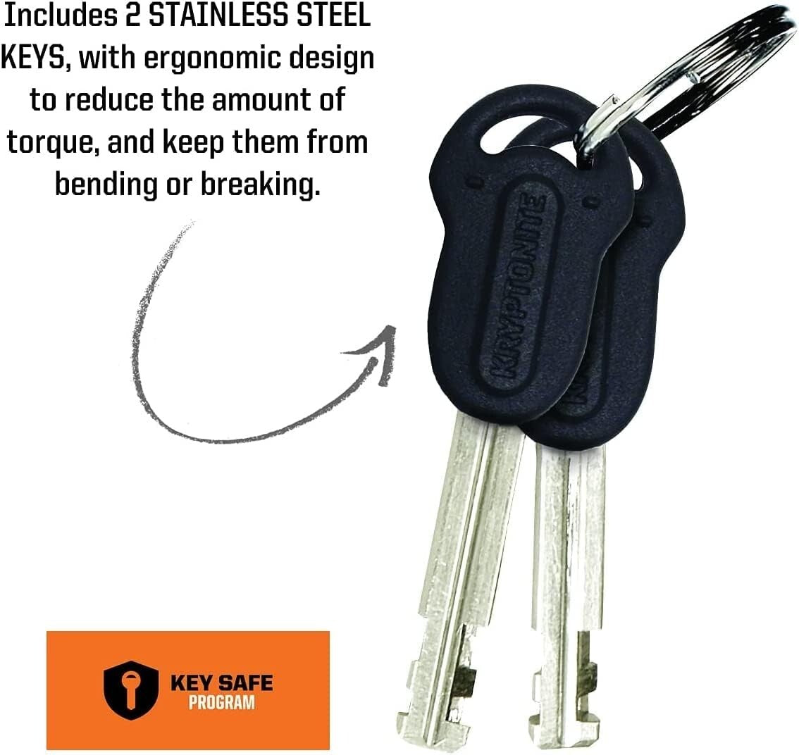 12mm Steel U-Lock with Cable - Durable Anti-Theft Bicycle Security Solution