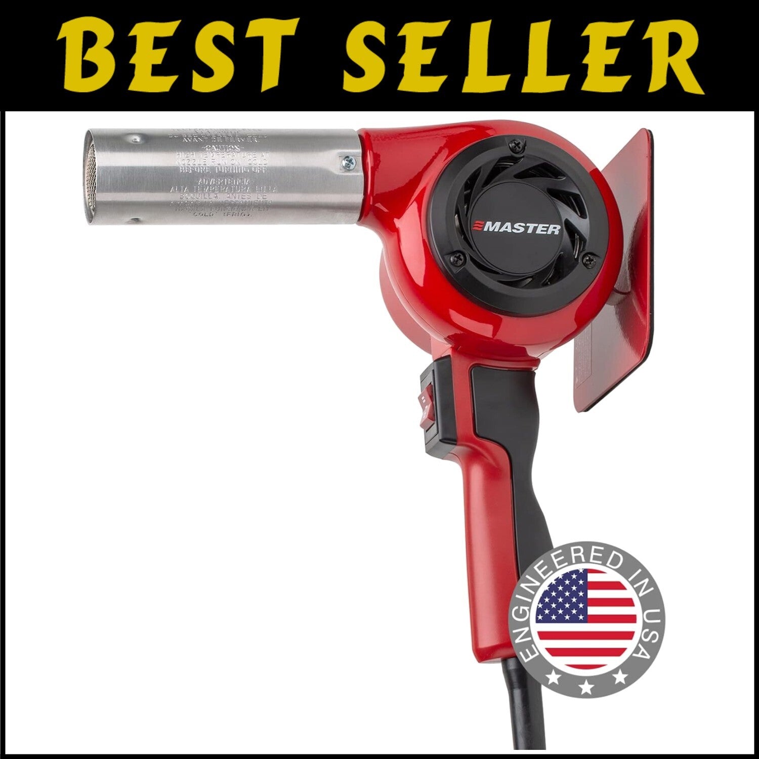 Master Industrial Heat Gun, 130F-1200F, Quick Change Heating Element - USA