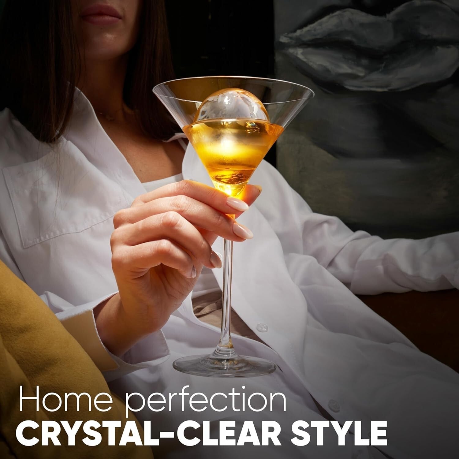 Deluxe Ice Ball Maker - 2.4-Inch Clear Ice Spheres for Perfect Whiskey Cocktails