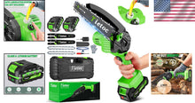 Load image into Gallery viewer, Battery-Powered 6-Inch Mini Chainsaw for Gardeners – Ultimate Cutting Tool Gift