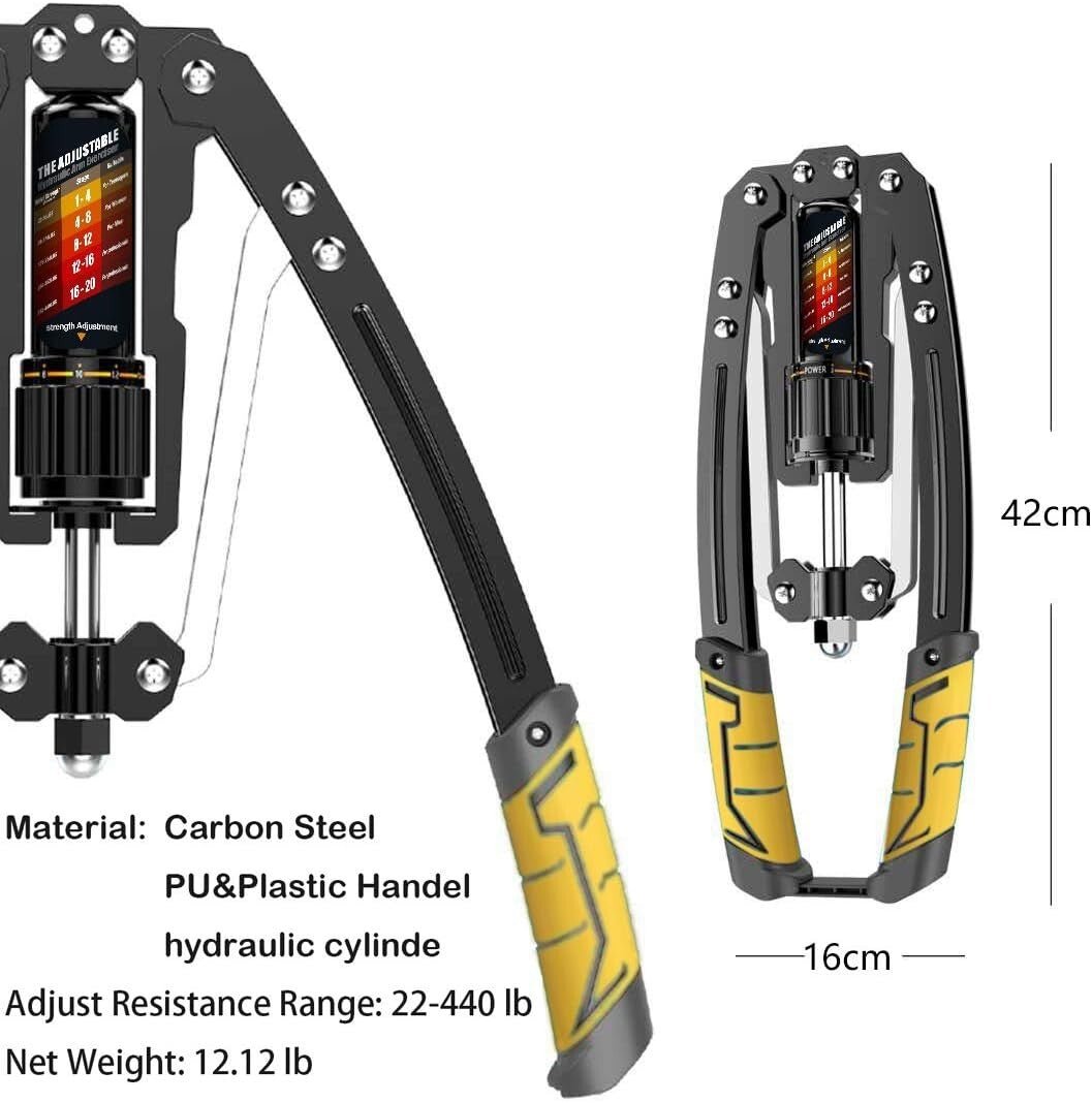 Compact 22-440lbs Shoulder Muscle Trainer for Home Fitness - Easy Storage Design