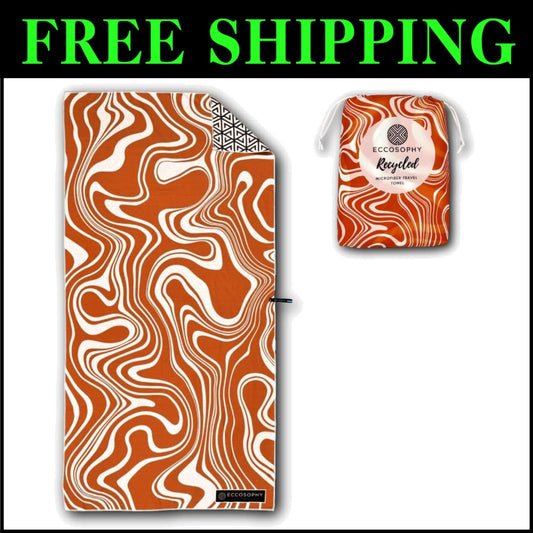 Ultimate Quick-Dry Microfiber Beach Towels - Sand-Free, Compact, Vibrant Colors