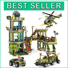 Load image into Gallery viewer, Multi-Function Military Toy Set - 830 Pieces for Kids Aged 6-12 with Storage Box