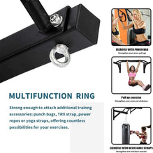 Load image into Gallery viewer, Space-Saving Wall-Mounted Pull Up and Dip Station for Ultimate Home Workouts