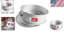Load image into Gallery viewer, Premium Anodized Aluminum Springform Cake Pan, 11 x 3 Inch for Delicate Desserts
