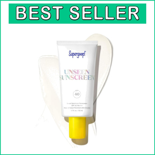 Unseen Sunscreen SPF 40 - Invisible Broad Spectrum Face Primer & Protector