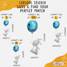 Load image into Gallery viewer, Removable Hot Air Balloon Wall Decals for Children - Eco-Friendly Decor Solution