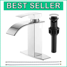 Load image into Gallery viewer, Polished Chrome RV Vanity Faucet - Tarnish Resistant with Flexible Installation