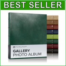 Load image into Gallery viewer, Handcrafted Acadia Green Photo Album - Premium Storage for Cherished Memories