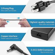 Load image into Gallery viewer, Versatile 180W AC Adapter for MSI GF63, GF75 &amp; Gaming Laptops - 5.5mm Connector