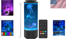 Load image into Gallery viewer, Elegant Jellyfish Night Light with Bluetooth Speaker - 4 Modes &amp; Soothing Sounds