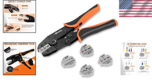 Load image into Gallery viewer, Professional 5-in-1 Wire Crimping Tool Kit with Quick Release Jaws &amp; Case