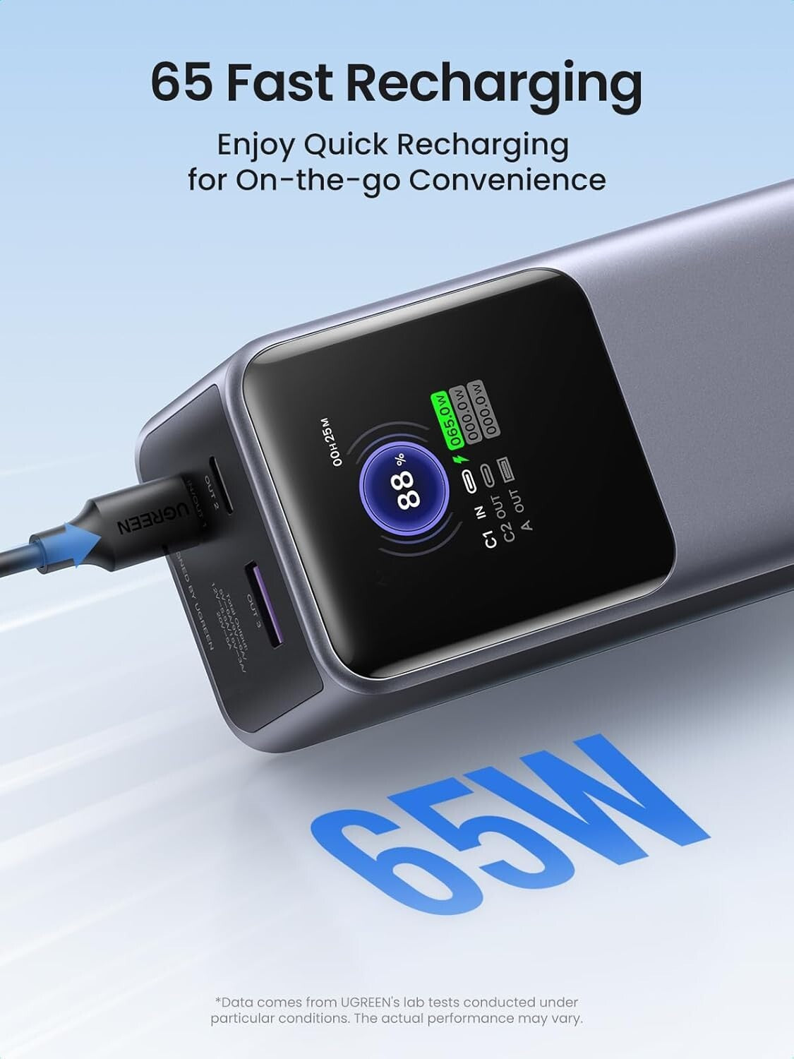 Nexode Power Bank - 25000mAh, 200W Fast Charger for Laptops & Mobile Devices