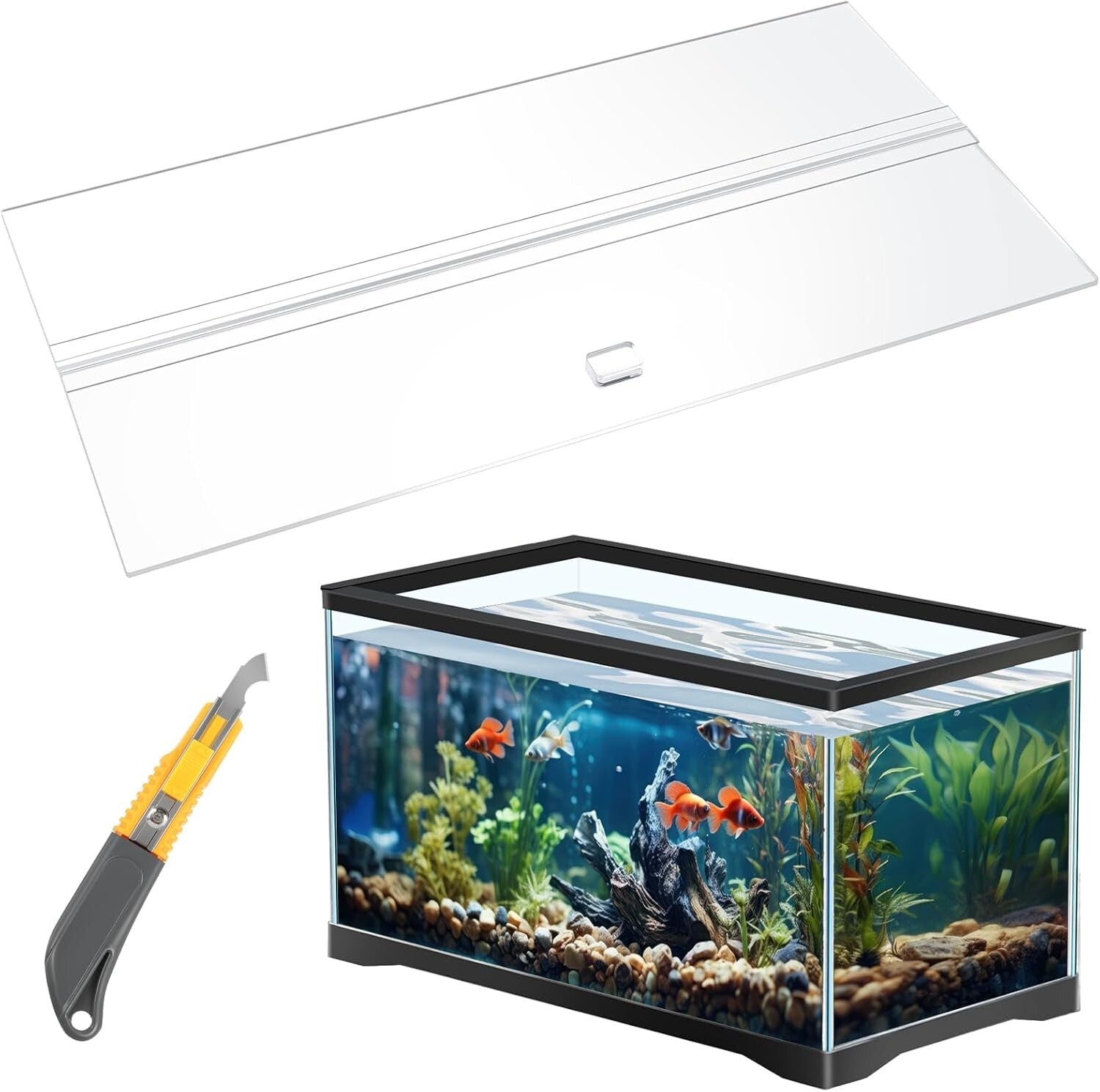 Elegant Minimalist Aquarium Cover 30 x 12 Inches – Lightweight & Easy to Manage