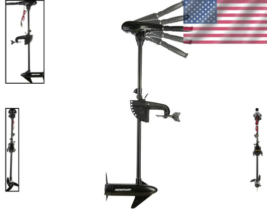 All-Purpose 55lb Thrust Electric Trolling Motor with 3-Blade Propeller for Boats