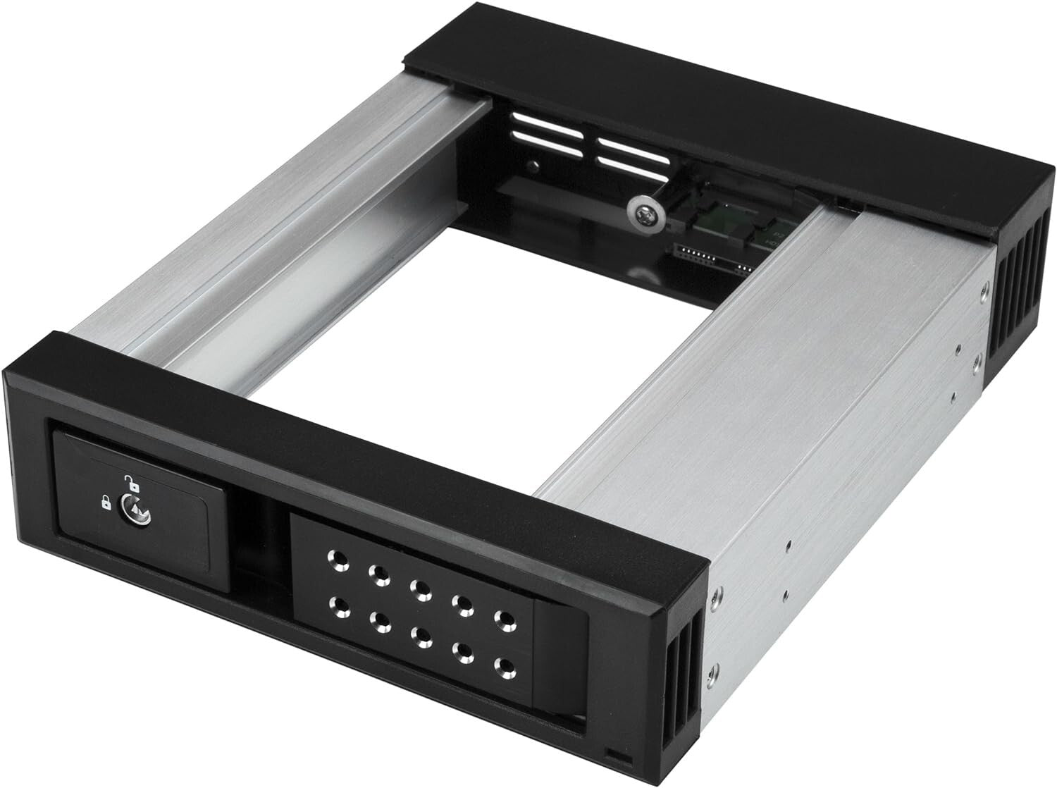 Aluminum Hot Swap Bay for 3.5" SATA/SAS Drives - 6Gbps Transfer Speeds