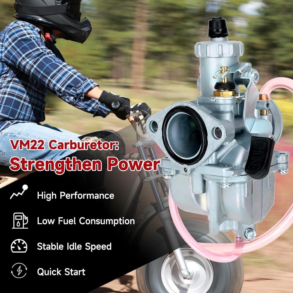 Premium VM22 Carburetor Throttle Kit for Go Karts and Mini Bikes 212cc-224cc