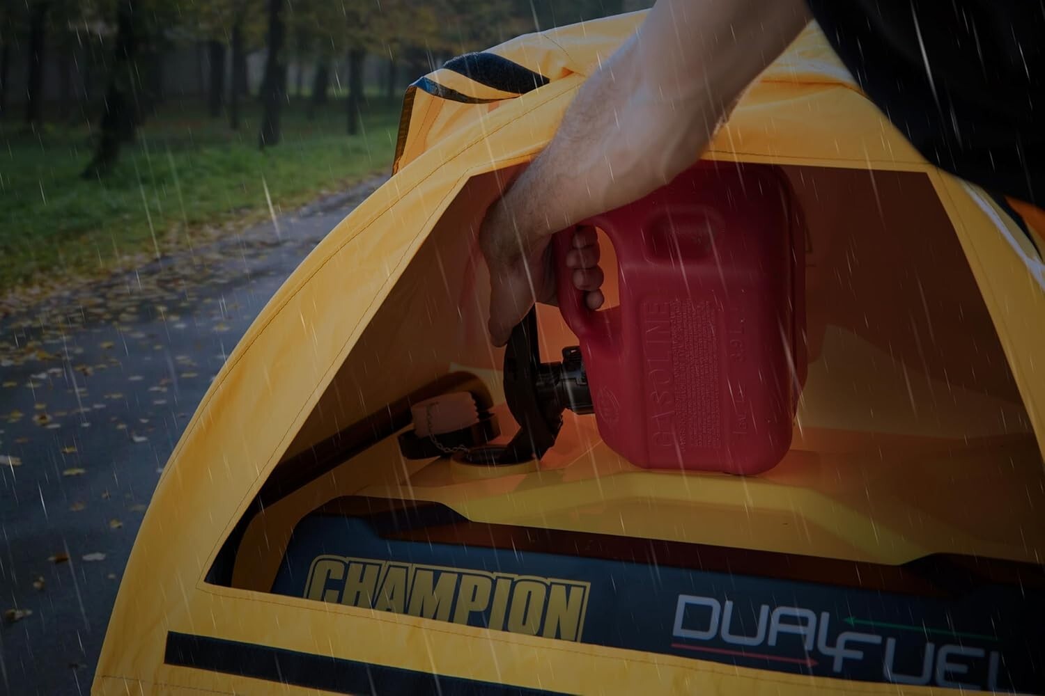 NFPA Rated Waterproof Cover for 4,000-12,500 Watt Generators - GenTent Support