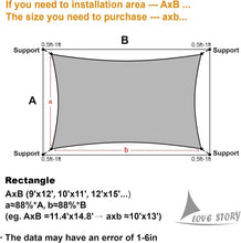 Load image into Gallery viewer, Customizable 10' x 20' Sun Shade Sail in Sand – Premium Outdoor Protection