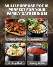 Load image into Gallery viewer, Versatile 8 Qt Stainless Steel Stockpot with Drip-Free Design - Induction Safe