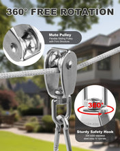 Load image into Gallery viewer, Rugged 50 Pack M15 Stainless Steel Pulleys with 360° Rotation for Versatile Use