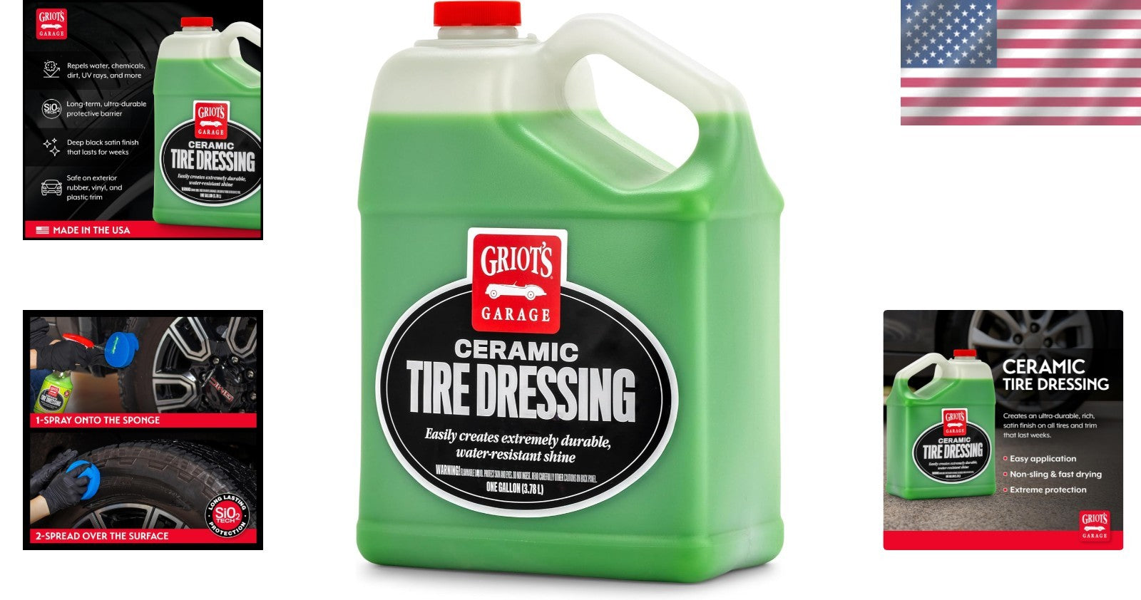 Ceramic Tire Dressing Coating - Long-Lasting Satin Shine for All Vehicles