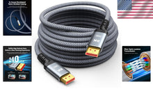 Load image into Gallery viewer, High-Speed 50FT DisplayPort 1.4 Cable - Supports 8K@60Hz &amp; 4K Gaming Performance