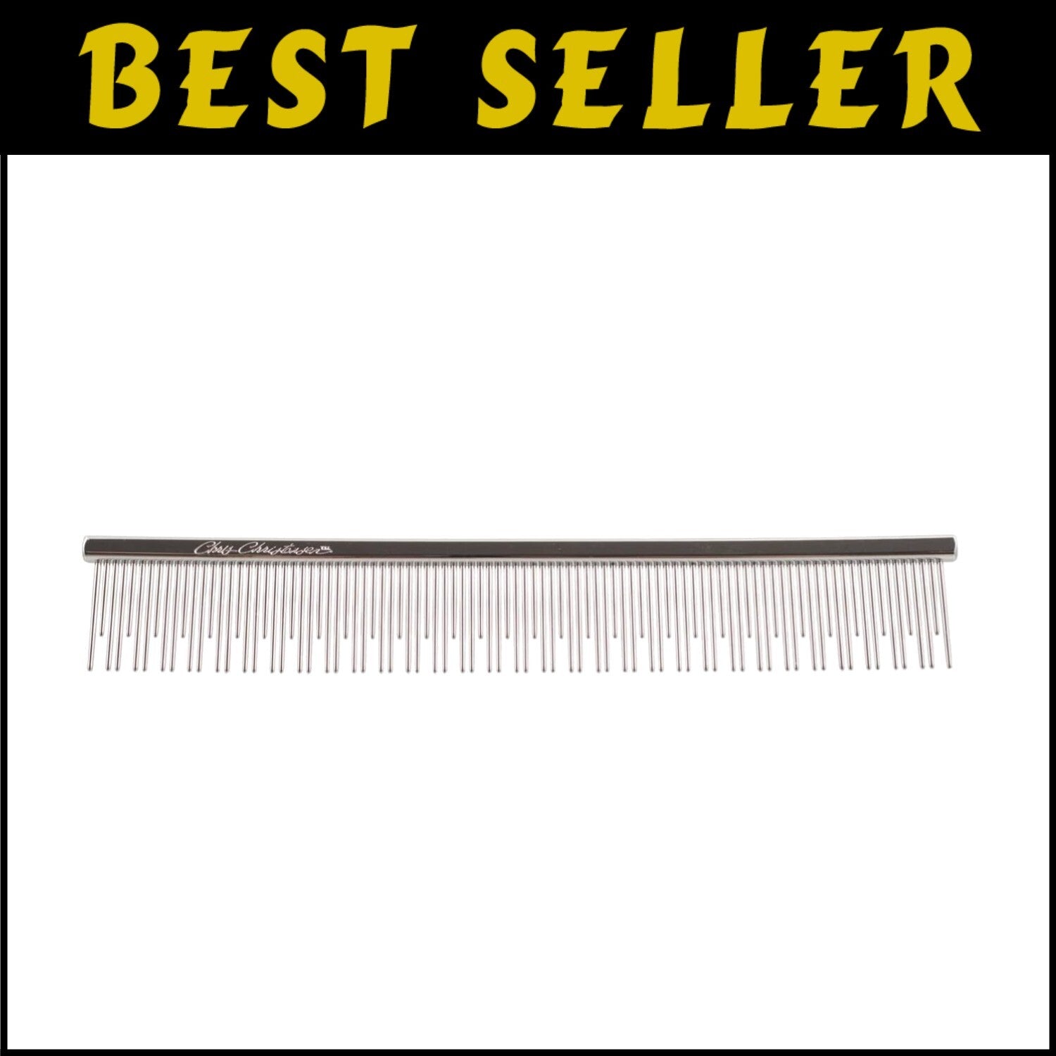 Elegant 6in Cat/Carding Comb with High-Quality Brass and Steel Construction