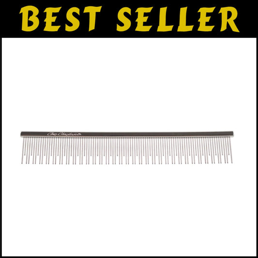 Elegant 6in Cat/Carding Comb with High-Quality Brass and Steel Construction
