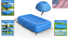 Load image into Gallery viewer, Secure Rectangular Inflatable Pool Cover - Waterproof 130" x 84" with Solar Gain