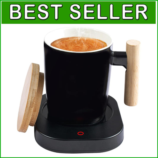 Coffee & Tea Mug Warmer with Pressure Activation - Safety and Style Combined