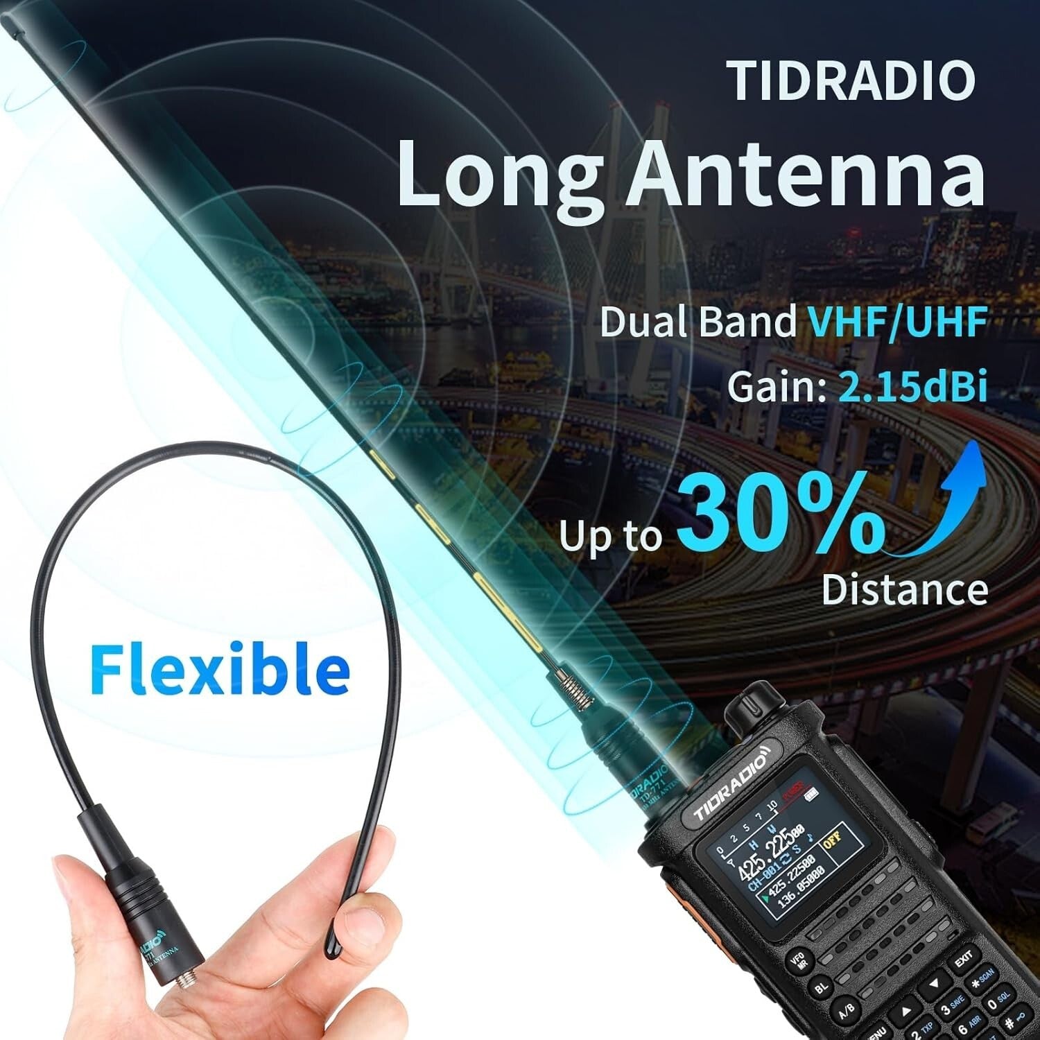 Advanced 10W Two Way Radio with Wireless Programming & Long Range Capability