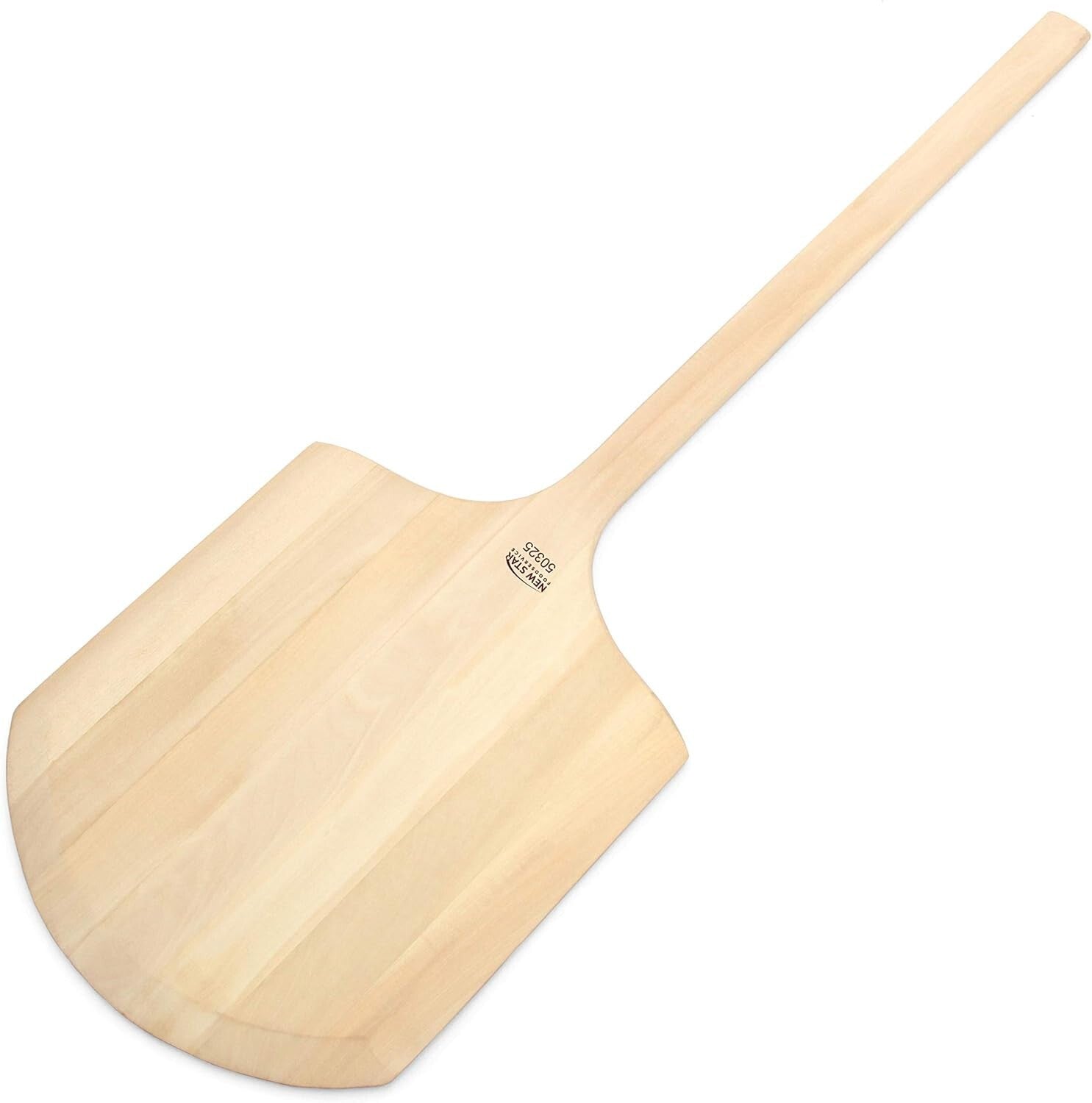 Durable Basswood Pizza Peel with Tapered Blade - 16" x 14" Perfect for Baking