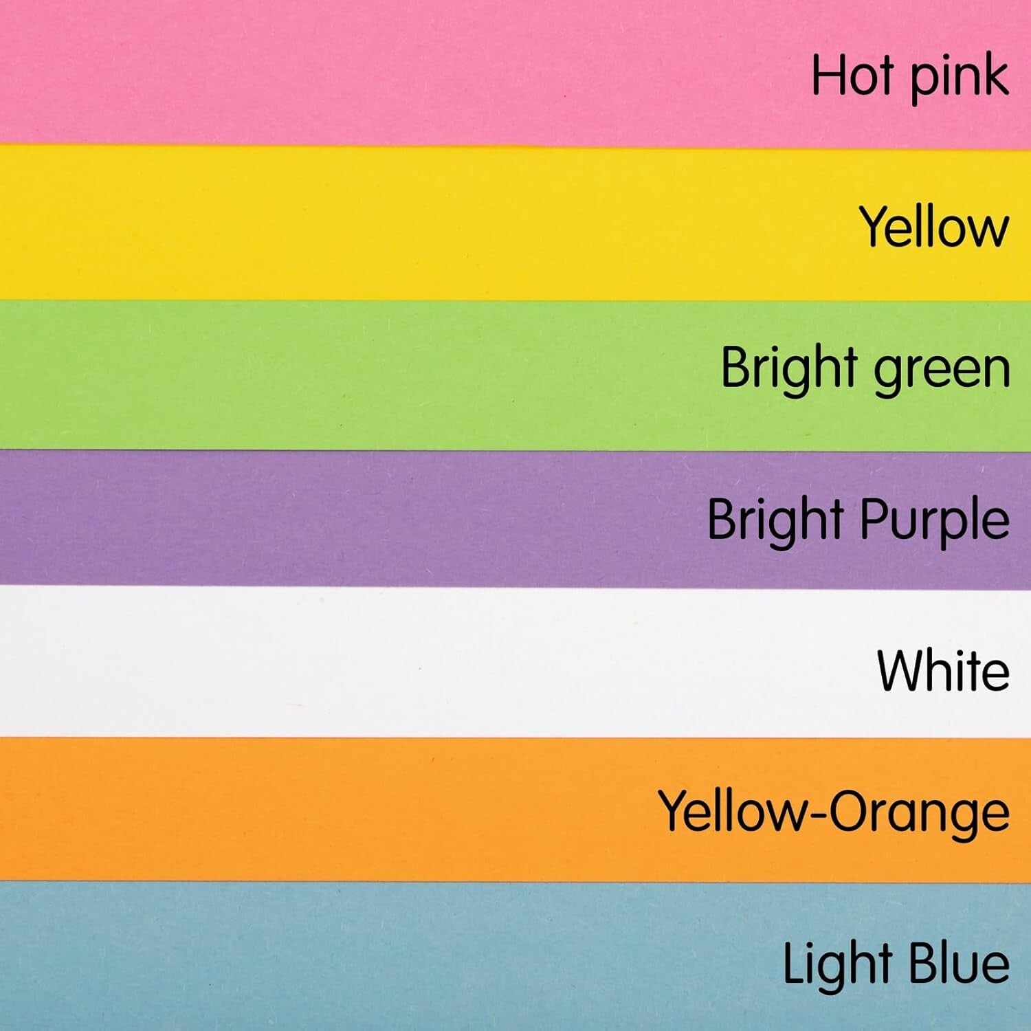 Bulk 600 Sheets of Heavy-Duty 9x12" Kid's Construction Paper - 7 Bright Colors