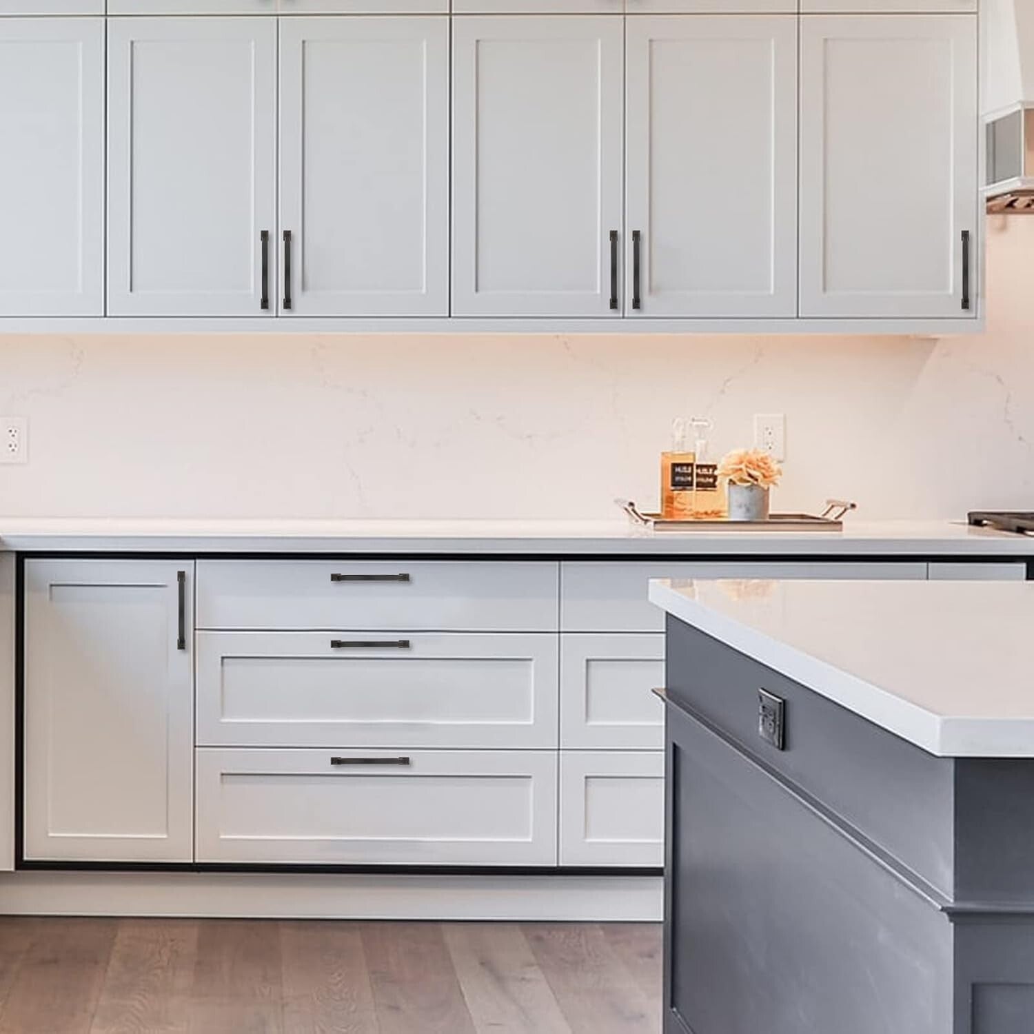 Durable Oil Rubbed Bronze Drawer Pulls - 10 Pack, 5 Inch Ambidextrous Design