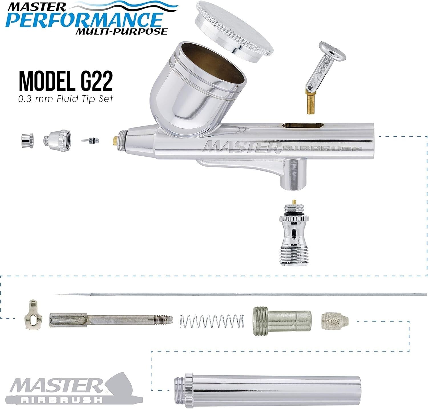 Portable Dual-Action Airbrush Kit with Powerful Compressor for Creative Hobbies