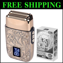 Load image into Gallery viewer, Sleek Electric Shaving Razor with LCD &amp; Protective Sleeve - Perfect Gift for Men
