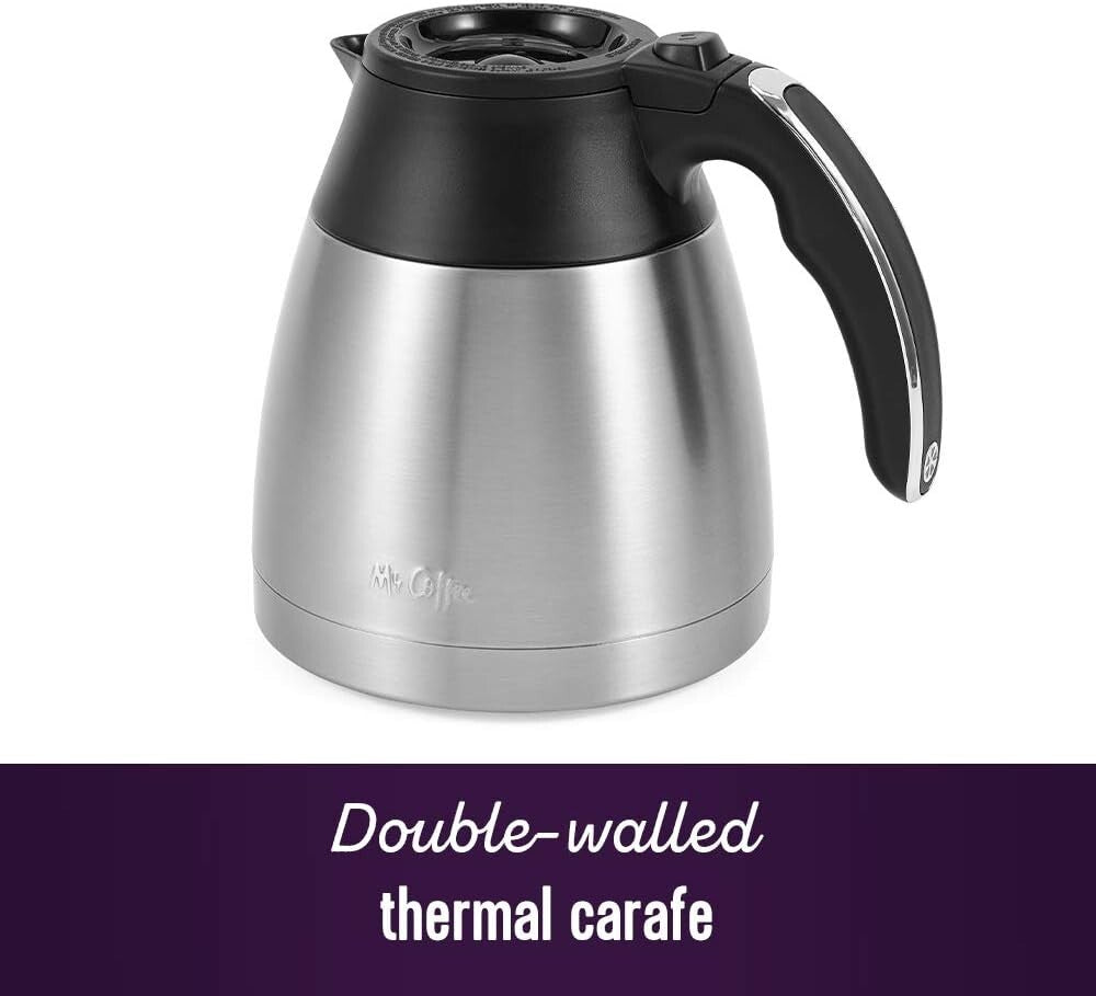 Brew Faster: 10-Cup Fully Automatic Coffee Maker with Stainless Steel Carafe