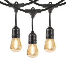 Load image into Gallery viewer, Weatherproof Solar Powered String Lights - 20ft with 11 Shatterproof Bulbs