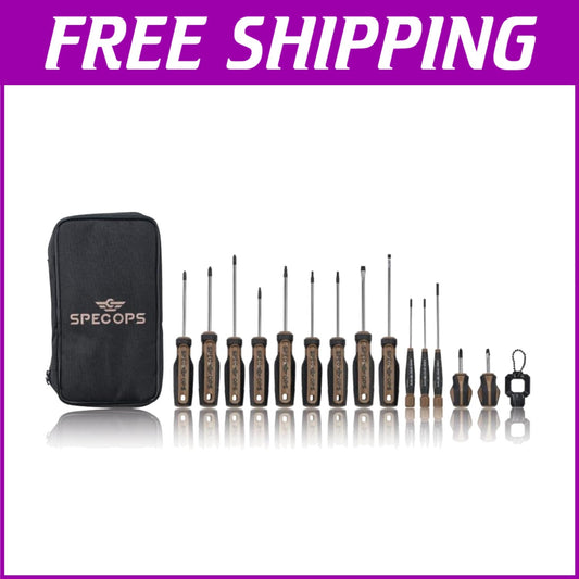 Versatile 14-Piece Screwdriver Set: Phillips, Slotted, Torx & Square Options