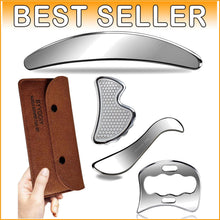 Load image into Gallery viewer, Versatile Stainless Steel Muscle Scraper Kit for Soreness &amp; Tension Relief