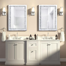 Load image into Gallery viewer, Elegant 28 x 20 Wall-Mounted Mirror - Crystal Bling for Any Decor Style