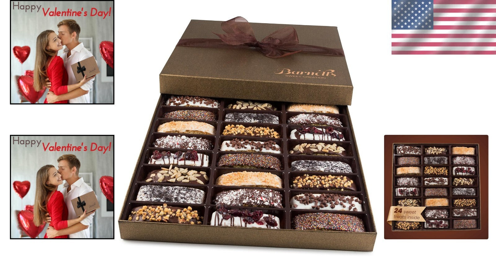 Deluxe 24 Biscotti Gift Basket - Gourmet Treats for All Occasions & Celebrations