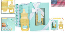 Load image into Gallery viewer, Stylish Zinc Alloy Baby Shower Favors - 50 Pcs Feeder-Shaped Bottle Openers